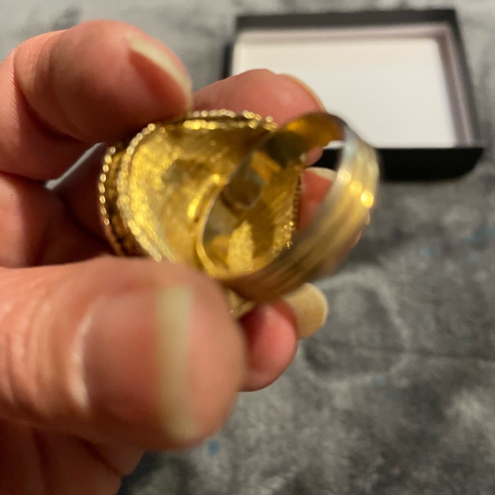 Gold Statement Potion Ring - image 3